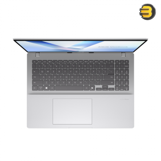 ASUS Vivobook 16 X1607CA-UL005W laptop with Intel Core Ultra 5 225H, 16GB DDR5 RAM, 512GB SSD and 16-inch WUXGA display