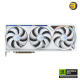ASUS ROG Astral GeForce RTX 5080 16GB GDDR7 White OC Edition — PCIe 5.0 x16, 10752 CUDA Cores, 2790 MHz OC Clock, 30 Gbps Memory Speed, 256-bit Interface, Quad-Fan Cooling with Vapor Chamber, ARGB Lighting, 2x HDMI 2.1b, 3x DisplayPort 2.1a, Aura Sync