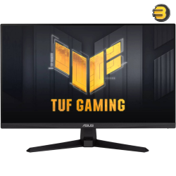 ASUS TUF Gaming VG249Q3A Gaming Monitor, 23.8 FHD Fast IPS Display, 180Hz Refresh Rate, 1ms (GtG) Response Time, AMD FreeSync Premium, 16.7m Display Colors, Black