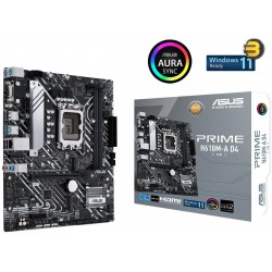 ASUS PRIME H610M-A D4-CSM LGA 1700 (Intel 12th Gen) Micro-ATX Motherboard