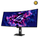 ASUS ROG Strix OLED XG34WCDMS 34" UWQHD 280Hz Curved QD-OLED Gaming Monitor ASUS ROG Strix OLED XG34WCDMS 34 inch UWQHD curved QD-OLED gaming monitor with 1800R curvature, 280Hz refresh rate, 0.03ms GTG response and 1300 nits HDR peak brightness