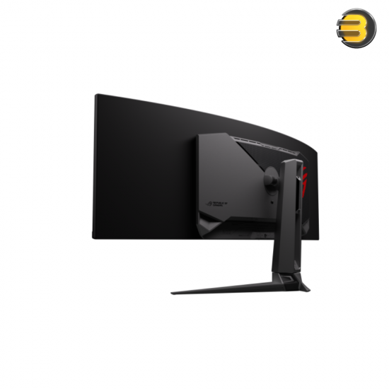 ASUS ROG Swift OLED 49 Inch PG49WCD Ultrawide Curved Gaming Monitor, QD-OLED Panel, 144 Hz / 0.03ms, FreeSync / G-SYNC, Custom Heatsink, ROG Smart KVM, 90 W Type-C, DP/HDMI, Black | 90LM09C0-B01970