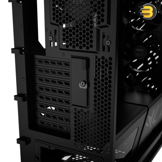 ASUS ROG Strix Helios II Black E-ATX Mid-Tower Gaming Case – Dual Tempered Glass Side Panels, Aluminum Frame & Front, GPU Support up to 450mm, 420mm Radiator