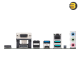 ASUS PRIME B760-PLUS D4 LGA1700 ATX DDR4 Motherboard ASUS PRIME B760-PLUS D4 LGA1700 ATX motherboard with PCIe 5.0 x16, 3 M.2 connectors, 4 DDR4 slots, 2.5Gb Ethernet and vertical Wi-Fi Key E slot