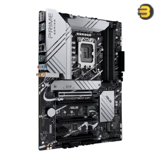 ASUS PRIME Z790-P WIFI Motherboard – 14(50A)+1(60A)+1 Power Stages, Gen 5 Slot, AEMP II for DDR5, USB 3.2 Gen 2x2 Type-C & Thunderbolt, 2.5 Gb Ethernet, WiFi 6, AI Cooling II, and Customization for Enhanced Performance ASUS PRIME Z790-P WIFI Motherboard – 14(50A)+1(60A)+1 Power Stages, Gen 5 Slot, AEMP II for DDR5, USB 3.2 Gen 2x2 Type-C & Thunderbolt, 2.5 Gb Ethernet, WiFi 6, AI Cooling II, and Customization for Enhanced Performance