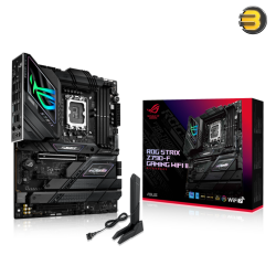 ASUS ROG STRIX Z790-F GAMING WIFI II LGA 1700 ATX Motherboard, Intel Z790 Chipset, 4x DDR5 DIMM &192GB Max, Wi-Fi 7 / BT v5.4 / 2.5Gb Eth, PCIe 5.0, 5 x M.2, USB Type-C, HDMI / DP | 90MB1FM0-M0EAY0