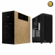 ASUS ProArt PA401 Wood Edition Tempered Glass Panel ATX Mid-Tower Case — FSC-Certified Ash Wood Front, Tempered Glass Side Panel, Dual 160mm Front Fans, 120mm Rear Fan, PWM Fan Hub, USB 3.2 Gen 2x2 Type-C, Supports Up to 315mm GPU