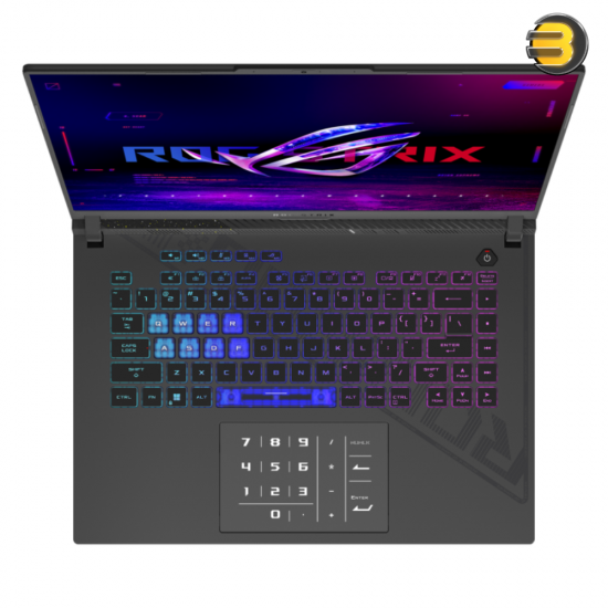 Asus ROG Strix G16 G614JV-N3487W Gaming Laptop — Intel Ci7-13650HX 16GB RAM 1TB SSD RTX 4060 8GB 16 Inch FHD+ 165Hz Win11 Eclipse Gray 90NR0C61-M01370