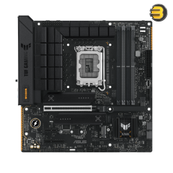 ASUS TUF GAMING B760M-PLUS WIFI II Motherboard - Intel LGA1700 Socket, DDR5 Memory Support, PCIe 5.0, USB 3.2 Gen 2, WiFi 6, mATX, Durable Military-Grade Design for Gaming PCs