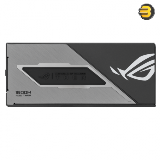 ASUS ROG THOR 1600W Titanium III Modular Power Supply – 80 PLUS Titanium, ATX 3.1 / PCIe 5.1 Ready, GaN MOSFET, Magnetic OLED Power Display, Fully-Modular Cables ASUS ROG THOR 1600W Titanium III Modular Power Supply – 80 PLUS Titanium, ATX 3.1 / PCIe 5.1 Ready, GaN MOSFET, Magnetic OLED Power Display, Fully-Modular Cables