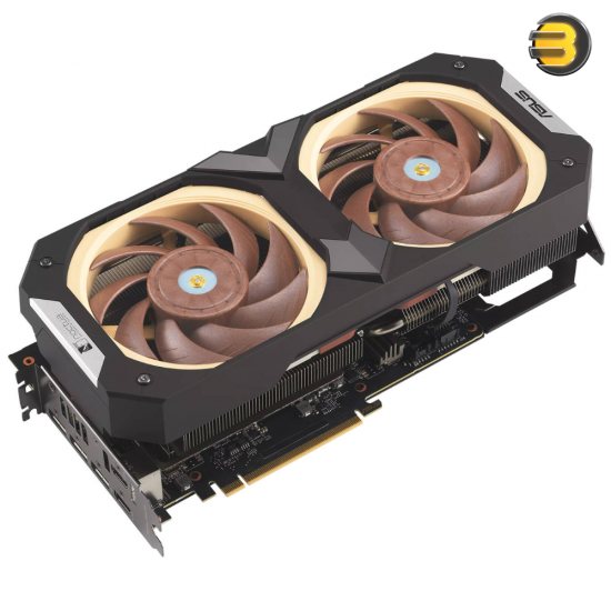 ASUS GeForce RTX 4080 Super Noctua OC Graphics Card, 16GB GDDR6X 256-Bit Memory, 2610MHz Boost Clock, 10240 CUDA Cores, 23 Gbps Memory Speed, PCI Express 4.0 Interface | 90YV0KA2-M0NA00