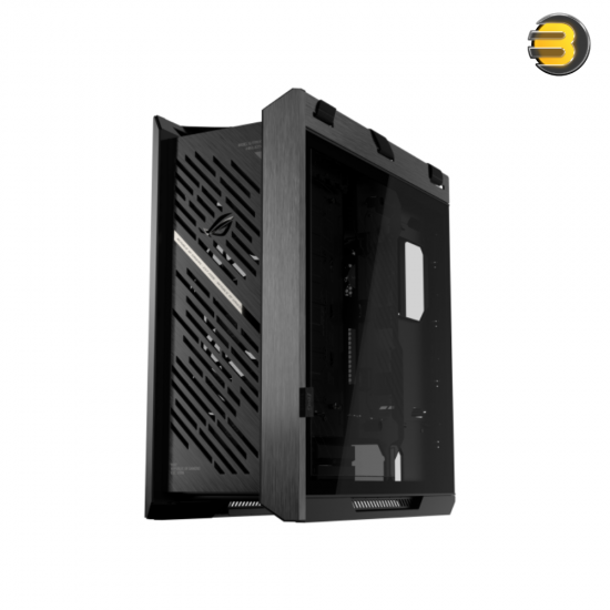ASUS ROG Strix Helios II Black E-ATX Mid-Tower Gaming Case – Dual Tempered Glass Side Panels, Aluminum Frame & Front, GPU Support up to 450mm, 420mm Radiator