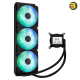 ASUS Prime LC 360 ARGB LCD AIO Liquid CPU Cooler — 2.3-inch LCD for CPU/GPU stats, Asetek pump, 3×120mm daisy‑chain ARGB fans, reinforced sleeved tubing, Intel LGA 1851/1700/1200/115x & AMD AM5/AM4