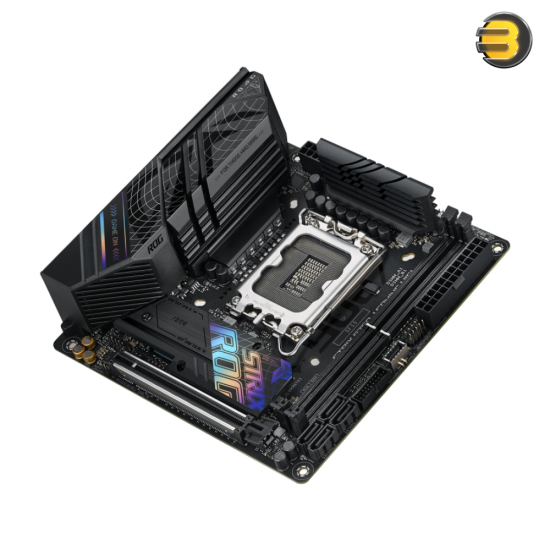 ASUS ROG Strix B760-I Gaming WiFi 6E — 13th and 12th Gen - LGA 1700 - mini-ITX motherboard,8 + 1 power stages,DDR5 up to 7600 MT/s, PCIe 5.0,2xM.2 slots,USB 3.2 Gen 2x2 Type-C,Aura Sync RGB