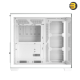 ASUS A32 ATX Dual-Chamber PC Case White - Panoramic Design, Supports Up to 420mm Graphics Cards, 360mm Radiators, and CPU Air Coolers Up to 165mm, Sleek High-Performance Gaming Chassis