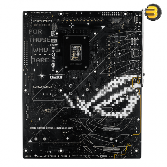 ASUS ROG STRIX Z890-H GAMING WIFI – Intel LGA1851, AI Overclocking & Cooling II, 16+1+2+2 80A Power, WiFi 7, USB 20Gbps PD, Gen5 M.2, DDR5 9066+ MT/s, DIY-Friendly