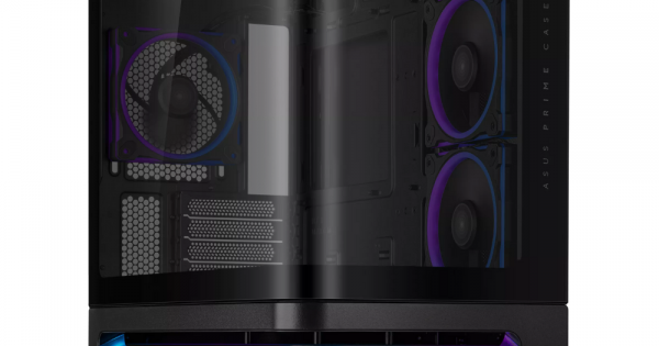 ASUS Prime AP202 ARGB Black – mATX Curved Glass Gaming Case