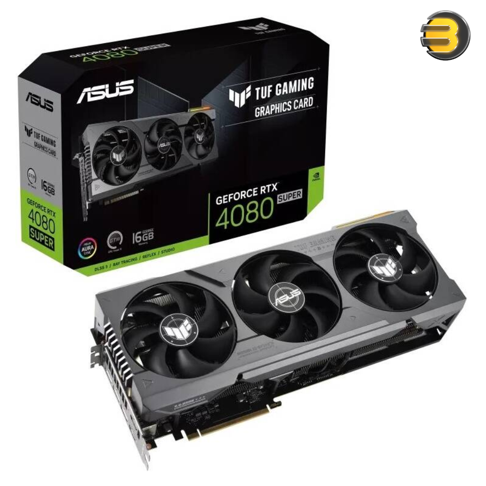 ASUS TUF Gaming GeForce RTX 4080 SUPER Graphics Card, 16GB GDDR6X 256-Bit  Memory, 2550 MHz Boost Clock, 23 Gbps Memory Speed, 10240 CUDA Core, PCI 