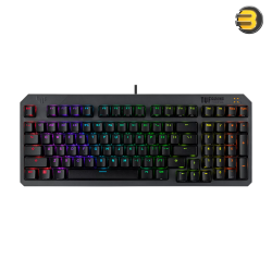 ASUS TUF Gaming K3 Gen II Gaming Keyboard - 97-Key Compact Layout, Optical-Mechanical RGB Switches, IP57, Aura Sync