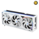 ASUS ROG Astral GeForce RTX 5090 32GB GDDR7 WHITE OC Edition graphics card with four Axial-tech fans, vapor chamber cooling, 3.8-slot design and all-white aesthetic