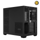 ASUS A32 PLUS ATX Mid-Tower Case (Black) – Dual-Chamber Design, Panoramic Tempered Glass Panels, Supports 360 mm Radiators & 420 mm GPUs