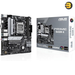 ASUS PRIME B650M-K — Socket AM5/B650/DDR5/S-ATA 6Gb/s/Micro ATX ASUS PRIME B650M-K — Socket AM5/B650/DDR5/S-ATA 6Gb/s/Micro ATX