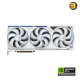 ASUS ROG Astral GeForce RTX 5090 32GB GDDR7 WHITE OC Edition graphics card with four Axial-tech fans, vapor chamber cooling, 3.8-slot design and all-white aesthetic