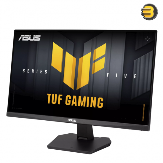 ASUS TUF Gaming VG249QM5F 23.8 inch FHD Fast IPS gaming monitor with 260Hz refresh rate, 1ms GTG response, 99% sRGB color gamut and built-in 2W speakers