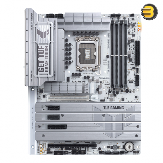 ASUS TUF GAMING Z890-PRO WIFI Motherboard – 16+1+2+1 Power Stages, AI Intelligence Suite, NPU Boost, DDR5 9066+ MT/s, PCIe 5.0, Thunderbolt™ 4, WiFi 7, DIY-Friendly Design, and Aura Sync RGB Lighting ASUS TUF GAMING Z890-PRO WIFI Motherboard – 16+1+2+1 Power Stages, AI Intelligence Suite, NPU Boost, DDR5 9066+ MT/s, PCIe 5.0, Thunderbolt™ 4, WiFi 7, DIY-Friendly Design, and Aura Sync RGB Lighting