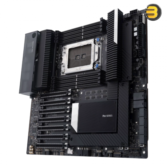 ASUS Pro WS WRX80E-SAGE SE WiFi II — AMD WRX80 Ryzen Threadripper PRO Extended-ATX Workstation Motherboard