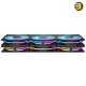 ASUS TUF Gaming TR120 ARGB Fan Triple Pack — 120mm x 28mm, Hydraulic Bearing, 2000 RPM, 77.4 CFM Airflow, 3.3 mmH2O Static Pressure, 29 dB(A), Double-Layer Addressable RGB LEDs, Aura Sync Compatible, Black