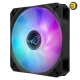 ASUS ROG Strix LC III 360 aRGB CPU Liquid Cooling, 360mm Radiator, 3x ROG Strix AF-12S aRGB 120mm Fans, 2200 RPM Fan Speed, 70.38 CFM Ariflow, 360° Rotating ROG Logo, Black | 90RC00T1-M0UAY0