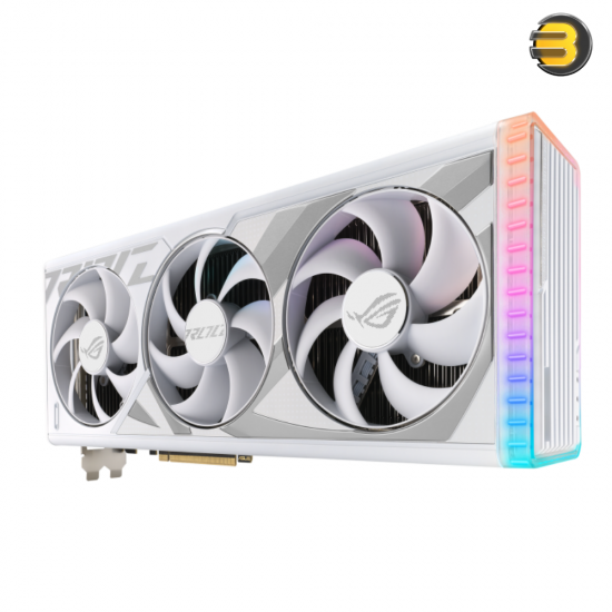 ASUS ROG Strix GeForce RTX 4080 SUPER 16GB GDDR6X OC Edition White  — DLSS 3 and chart-topping thermal performance.