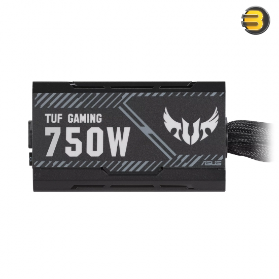 ASUS TUF Gaming 750W 80 PLUS Bronze ATX Power Supply — Military-Grade Components, Dual Ball Bearing 135mm Axial-Tech Fan, 4x PCIe 6+2-pin Connectors, Comprehensive Protection (OPP/OVP/UVP/SCP/OCP/OTP), Non-Modular, Black