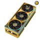 ASUS ROG Astral GeForce RTX 5090 Dhahab OC Edition Graphics Card, 32GB GDDR7 512-Bit Memory, 2580 MHz Boost Clock, 21760 CUDA Cores, 28 Gbps Memory Speed, Gold ASUS ROG Astral GeForce RTX 5090 Dhahab OC Edition Graphics Card, 32GB GDDR7 512-Bit Memory, 2580 MHz Boost Clock, 21760 CUDA Cores, 28 Gbps Memory Speed, Gold
