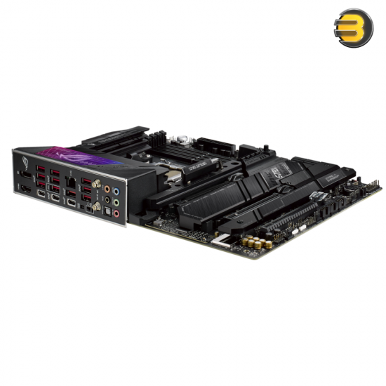 ASUS ROG STRIX X670E-E GAMING WIFI 6E AM5 - LGA 1718 - ATX Gaming Motherboard  DDR5  — 18+2 power stages,PCIe 5.0, 4x M.2 slots with heatsinks, USB 3.2 Gen 2x2, WiFi 6E, AI Cooling II,PCIe Slot Q-Release, M.2 Q-Latch