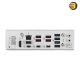 ASUS ROG STRIX X870E-A GAMING WIFI7 NEO white and silver ATX motherboard with AMD AM5 socket, PCIe 5.0 x16, dual USB4 ports, ROG SupremeFX ALC4080 audio and Q-Design features