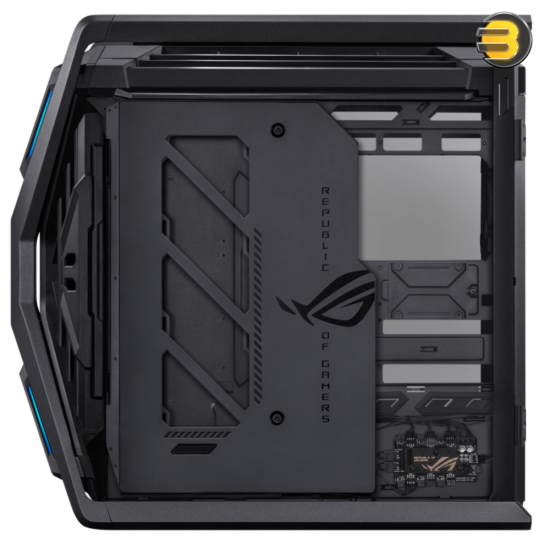 ASUS ROG Hyperion GR701 BTF Edition E-ATX Full Tower Case — Dual Tempered Glass, 420mm Dual Radiator Support, 4x 140mm Fans, ARGB, USB 4.0 Type-C ASUS ROG Hyperion GR701 BTF Edition E-ATX Full Tower Case — Dual Tempered Glass, 420mm Dual Radiator Support, 4x 140mm Fans, ARGB, USB 4.0 Type-C
