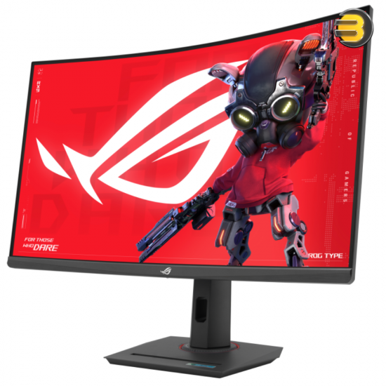 ASUS ROG Strix XG32WCS USB Type-C Gaming Monitor — 32-inch (31.5 viewable) 2560x1440, Curved, 180Hz (Above 144Hz), 1ms (GTG), Fast VA, Extreme Low Motion Blur Sync, USB Type-C, FreeSync, DisplayWidget Center, tripod socket, HDR