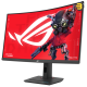 ASUS ROG Strix XG32WCS USB Type-C Gaming Monitor — 32-inch (31.5 viewable) 2560x1440, Curved, 180Hz (Above 144Hz), 1ms (GTG), Fast VA, Extreme Low Motion Blur Sync, USB Type-C, FreeSync, DisplayWidget Center, tripod socket, HDR