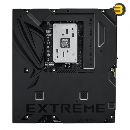 ASUS ROG Crosshair X870E Extreme — E-ATX AMD AM5 motherboard with X870E chipset, dual PCIe 5.0 x16 slots, up to 5x M.2 (multiple PCIe 5.0), DDR5 up to 256GB with EXPO/AEMP, USB4, Wi‑Fi 7, 10Gb + 5Gb LAN, premium VRM and 5-inch onboard LCD for system monit