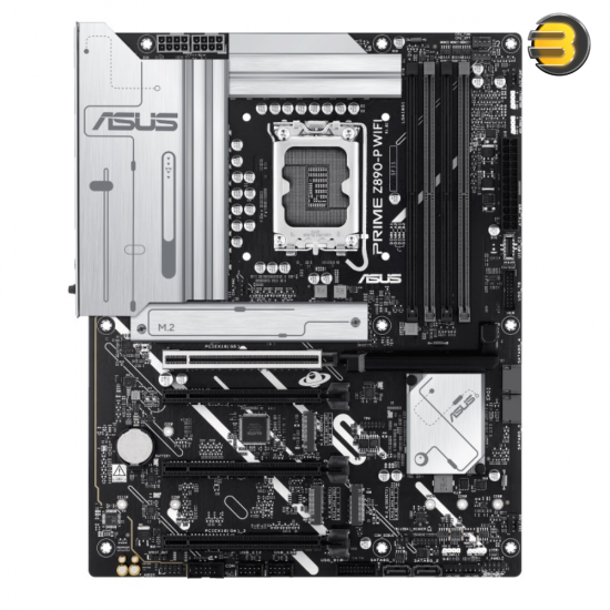 ASUS PRIME Z890-P WIFI Z890 — LGA 1851 ATX motherboard, Intel Core Ultra Series 2 Ready, Advanced AI PC-ready, 14+1+1+2 power stage, DDR5, PCIe 5.0, Thunderbolt 4 USB Type-C, 4x M.2, Wi-Fi 7, 2.5Gb