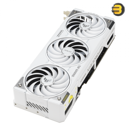 ASUS TUF Gaming GeForce RTX 5070 Ti 16GB GDDR7 OC White Edition PCIe 5.0 Graphics Card — 2610 MHz Boost, Dual BIOS, Military-Grade Components, RGB Lighting, HDMI 2.1 & DisplayPort 2.1 Outputs ASUS TUF Gaming GeForce RTX 5070 Ti 16GB GDDR7 OC White Edition PCIe 5.0 Graphics Card — 2610 MHz Boost, Dual BIOS, Military-Grade Components, RGB Lighting, HDMI 2.1 & DisplayPort 2.1 Outputs
