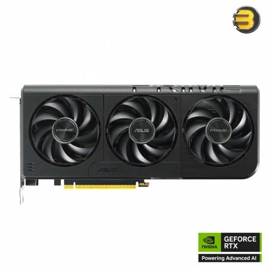 ASUS Prime GeForce RTX 5050 OC Edition 8GB GDDR6 — PCIe 5.0, 2560 CUDA Cores, 2.5 Slot Cooling, Triple Axial-tech Fans, Dual Ball Fan Bearings, 0dB Technology, MaxContact Heat Spreader, Dual BIOS, DLSS 4, NVIDIA Blackwell Architecture