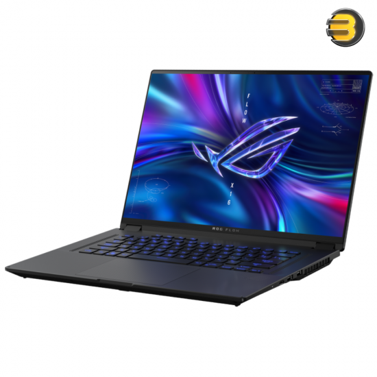 Asus ROG Flow X16 GV601VU-NF060W Gaming Laptop — Intel Ci9-13900H, 16GB RAM, 1TB SSD, RTX 4050 6GB, 16-inch 240Hz Touch, Win11, Black - 90NR0D21-M00370