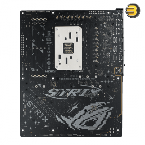 ASUS ROG STRIX X870E-E GAMING WIFI — AMD AM5 X870 ATX motherboard 18+2+2 power stages, Dynamic OC Switcher, Core Flex, DDR5 AEMP, WiFi 7, 5x M.2, PCIe 5.0, Q-Release Slim, USB4, AI OCing & Networking