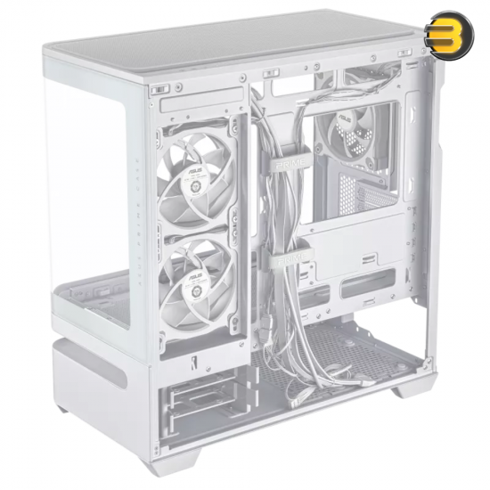 ASUS Prime AP202 ARGB mATX Case White – Curved Glass Panel, Supports up to 420 mm GPU, Patented Slot Vent Airflow ASUS Prime AP202 ARGB mATX Case White – Curved Glass Panel, Supports up to 420 mm GPU, Patented Slot Vent Airflow