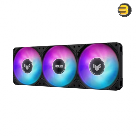 ASUS TUF Gaming LC III 360 ARGB LCD White Edition All-in-One Liquid CPU Cooler - 360mm Radiator, Triple 120mm ARGB Fans, 2.8 LCD Display for System Monitoring, Custom GIFs & MP4 Support, High Airflow Design