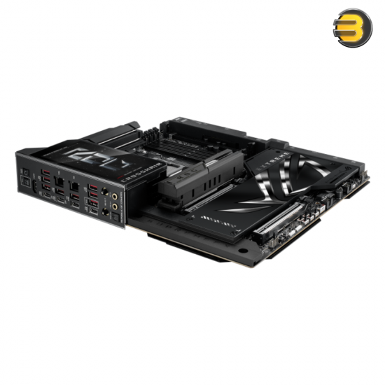 ASUS ROG Crosshair X870E Extreme — E-ATX AMD AM5 motherboard with X870E chipset, dual PCIe 5.0 x16 slots, up to 5x M.2 (multiple PCIe 5.0), DDR5 up to 256GB with EXPO/AEMP, USB4, Wi‑Fi 7, 10Gb + 5Gb LAN, premium VRM and 5-inch onboard LCD for system monit