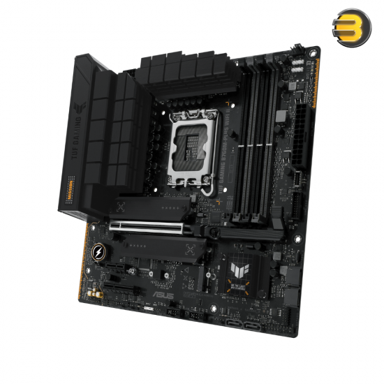 ASUS TUF GAMING B760M-PLUS WIFI II Motherboard - Intel LGA1700 Socket, DDR5 Memory Support, PCIe 5.0, USB 3.2 Gen 2, WiFi 6, mATX, Durable Military-Grade Design for Gaming PCs ASUS TUF GAMING B760M-PLUS WIFI II Motherboard - Intel LGA1700 Socket, DDR5 Memory Support, PCIe 5.0, USB 3.2 Gen 2, WiFi 6, mATX, Durable Military-Grade Design for Gaming PCs